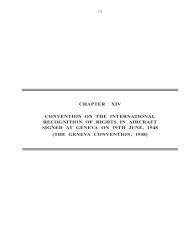 The Geneva Convention, 1948 - Directorate General of Civil Aviation