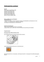 Fehlerspeicher auslesen - audidrivers â¢ 'DAS'