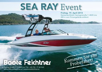 SEA RAY Event - Boote Feichtner