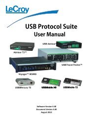 USB Protocol Suite - Teledyne LeCroy
