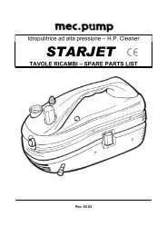 STARJET - High pressure washers