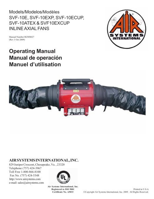 iNLINE FAN rev 1 - Air Systems International