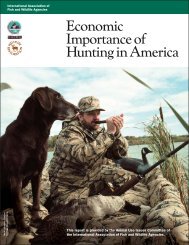 Hunting Economic Impact - Association of Fish and Wildlife Agencies