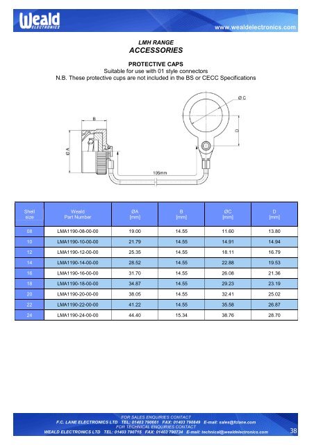 LMH Connectors - F C Lane