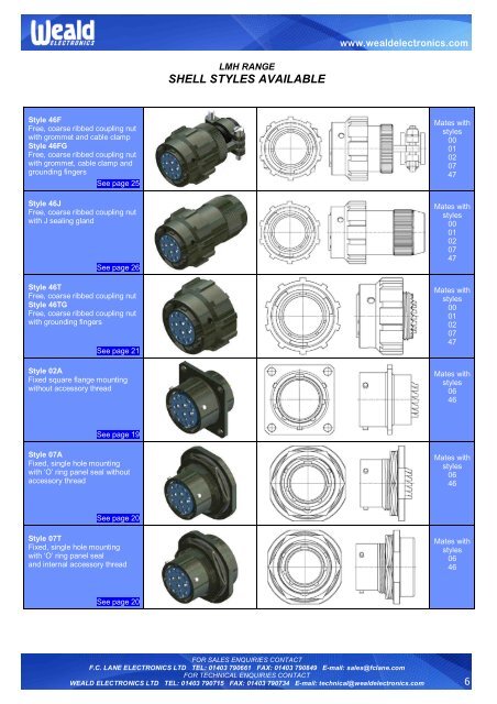 LMH Connectors - F C Lane