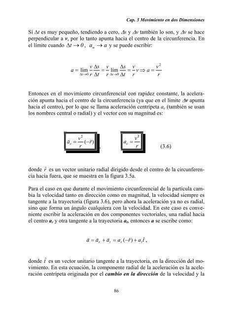 CapÃ­tulo 3. Movimiento en dos dimensiones. - DGEO