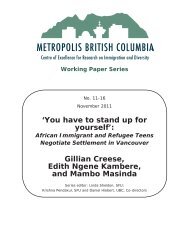 'You have to stand up for yourself': Gillian Creese ... - Metropolis BC