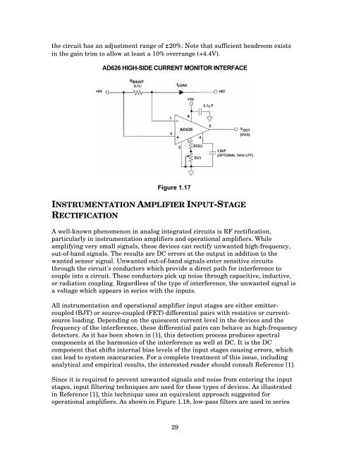 SECTION 1 SINGLE-SUPPLY AMPLIFIERS - Analog Devices