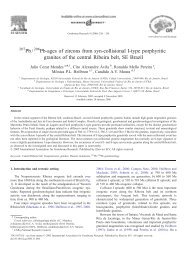 Pb/ Pb-ages of zircons from syn-collisional I-type porphyritic granites ...