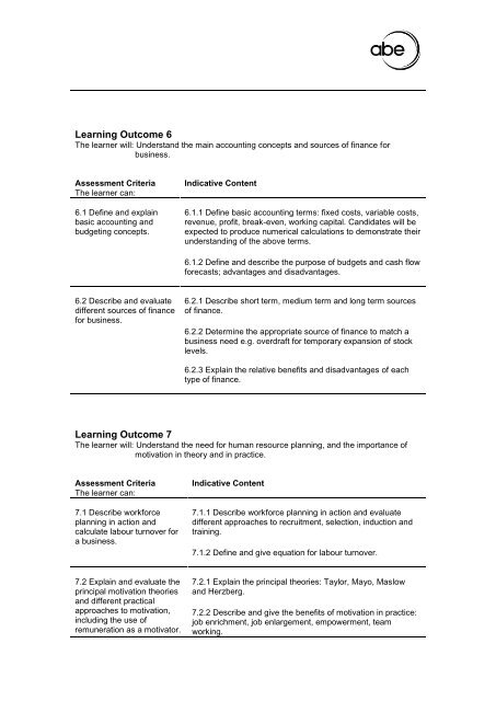 Introduction to Business - Association of Business Executives