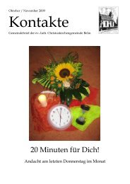 Download Okt Nov - Ev. -luth. Christuskirchengemeinde Belm