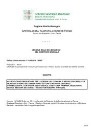 Regione Emilia Romagna AZIENDA UNITA' SANITARIA ... - Aicod