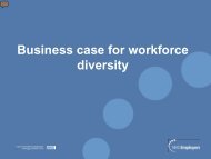 Business case for workforce diversity - NHS Employers