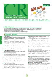 Heat Resistant Coin Type Lithium Manganese Dioxide Battery - Maxell