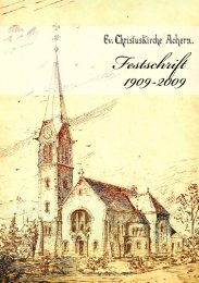 Festschrift (PDF, 3 M) - Evangelische Kirchengemeinde Achern