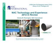 NAC Technology and Experience: 2012 in Review - RAMPAC