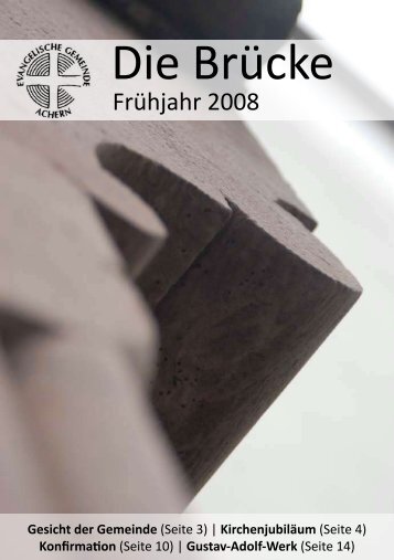 Gemeindebrief Fruehjahr 2008 (PDF, 1.0 M) - Evangelische ...