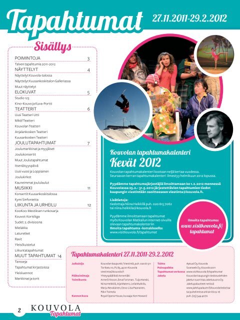 Talvi 27.11.2011- 29.2.2012 (pdf) - Kouvola