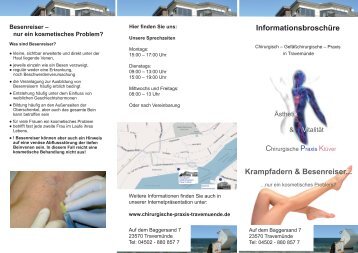 Krampfadern & Besenreiser... - chirurgische-praxis-travemuende.de