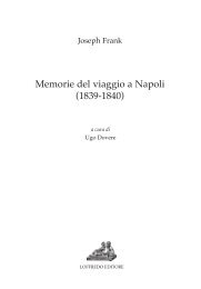 Memorie del viaggio a Napoli (1839-1840) - Loffredo Editore