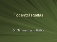 FogamzÃ¡sgÃ¡tlÃ¡s - Dr. Timmermann GÃ¡bor