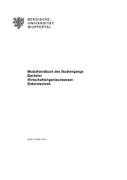 Modulhandbuch des Studiengangs Bachelor-Studiengang ...