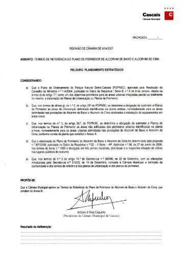 Termos de ReferÃªncia - CÃ¢mara Municipal de Cascais