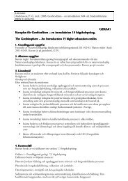 Kursplan - Institutionen för naturgeografi och ekosystemvetenskap