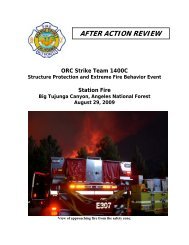 AFTER ACTION REVIEW - Wildland Fire