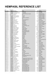 hempasil reference list