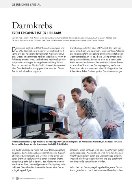 K4-Magazin - St. Josefshospital Uerdingen