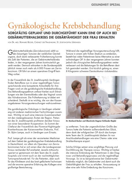 K4-Magazin - St. Josefshospital Uerdingen