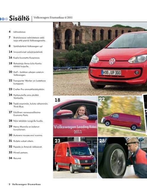 Tulostettava versio (pdf, 3,9 Mt) - Volkswagen