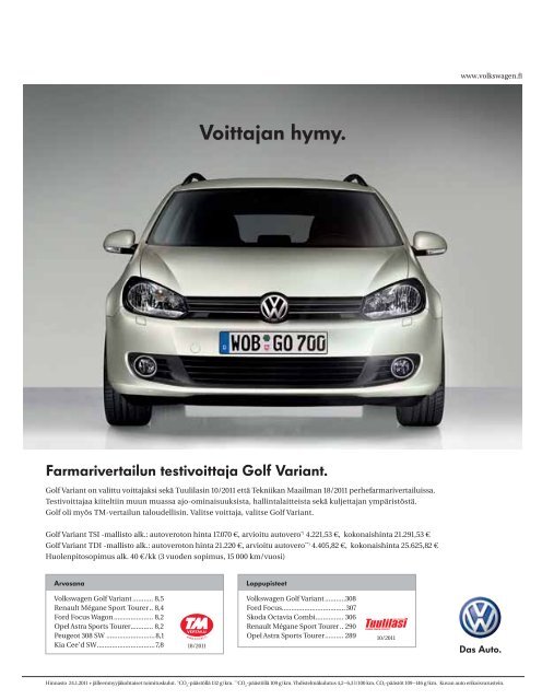 Tulostettava versio (pdf, 3,9 Mt) - Volkswagen