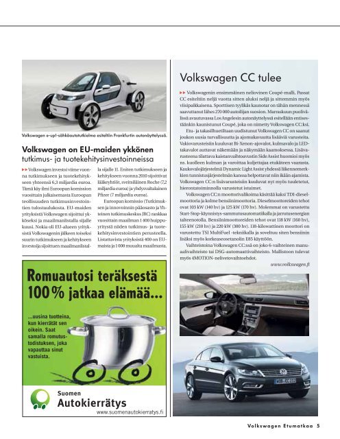 Tulostettava versio (pdf, 3,9 Mt) - Volkswagen