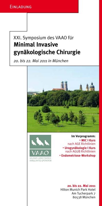 Minimal Invasive gynäkologische Chirurgie - Dr. Thomas Füger