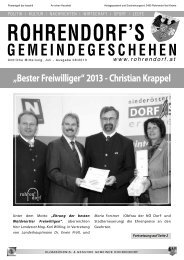 Gemeindezeitung 08/2013 - Rohrendorf bei Krems