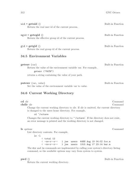 GNU Octave - Local Sector 7 web page