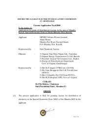 Application for grant of Distribution License in t Application ... - GERC