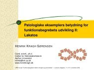 Introduktion til og oversigt over Lakatos' Beviser og Gendrivelser (PDF)