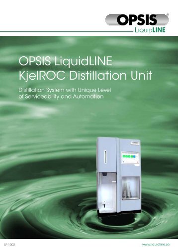 Kjeldahl Distillation Product Information - Fluidquip Australia