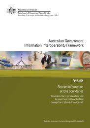 Australian Government Information Interoperability Framework (pdf
