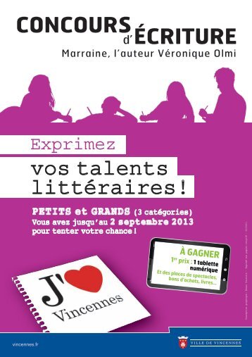 rÃ¨glement du concours d'Ã©criture J'aime Vincennes (pdf - 352,94 ko)