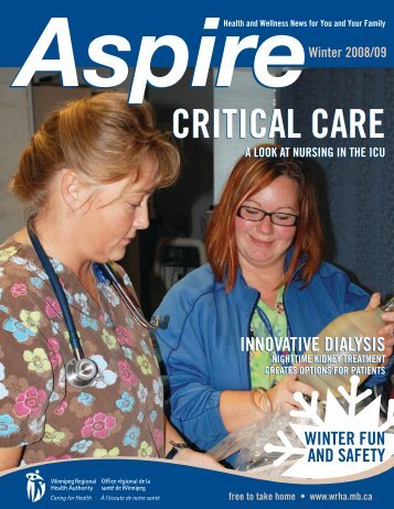 Aspire: Winter 2008 - Winnipeg Regional Health Authority