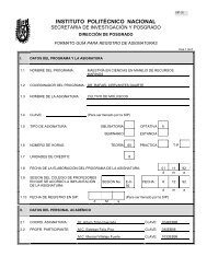 Cultivos Moluscos - cicimar - Instituto PolitÃ©cnico Nacional