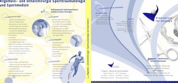 und Sportmedizin - Triangulum Klinik Gelnhausen