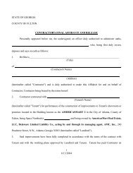 AMERICASMART 2 Contractor Affidavit & Release