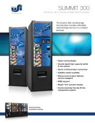 Sanden Vendo America Brochure - One-Shot Soft Serve Dispensers