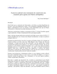 O processo judicial como instrumento de controle dos ... - BuscaLegis