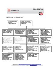 Call Control Curriculum Path - Genband